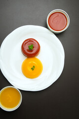 ダイエットにぴったりなトマト寒天と、夏に爽やかな酸味と甘みがおいしいオレンジ寒天