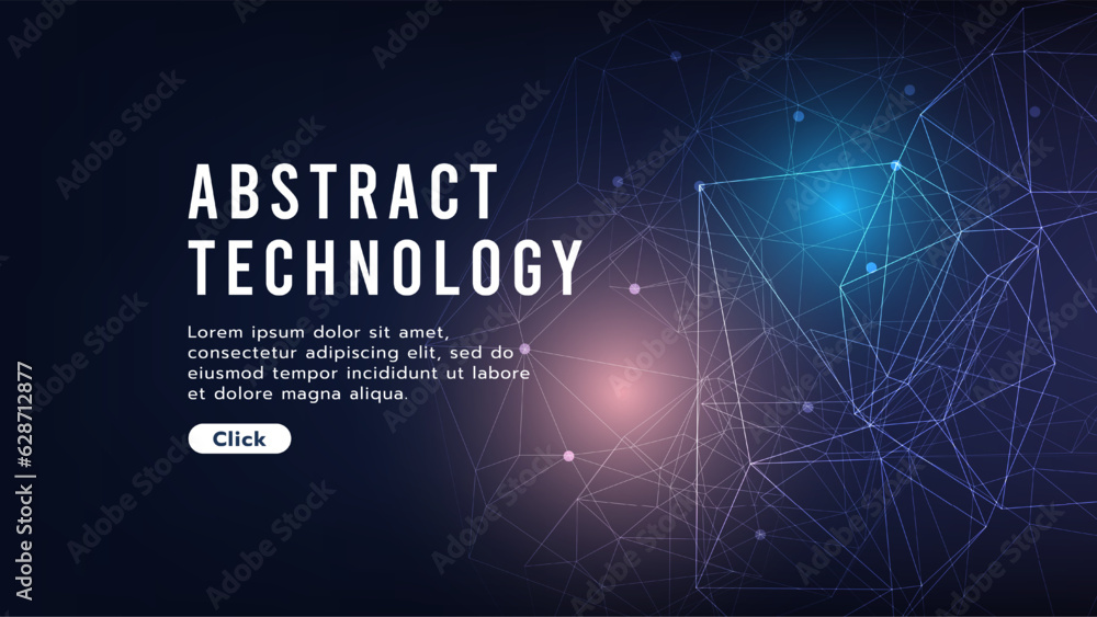 Aufkleber hi-tech digital technology futuristic circuit digital. abstract futuristic curve digital line design
