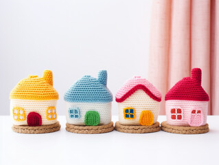 A Colorful Amigurumi Crochet House