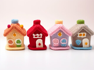 A Colorful Amigurumi Crochet House