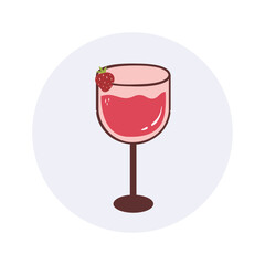 Valentine's Day Planner Sticker Illustration. Weekly planner with cute illustration terracotta theme graphic for journaling, sticker, and scrapbook.