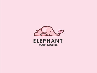 cute elephant logo