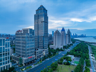 skyscrapers in the city