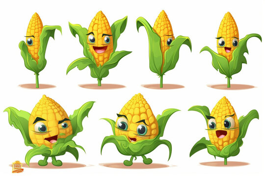 creepy funny monster corn