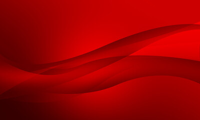 abstract red curve wave lines smooth gradient background