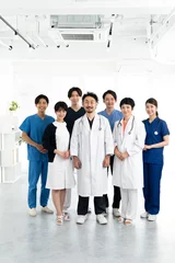 Fotobehang 複数の日本人医療関係者 © ponta1414