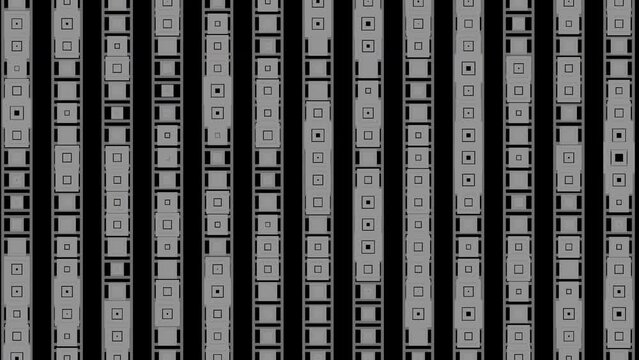 White Transparent Abstract Background. Moving Pattern.