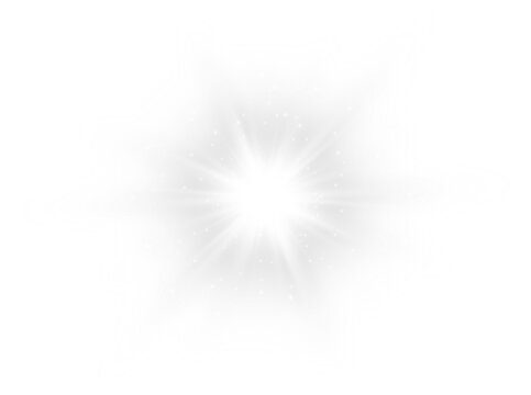 Sparkling magic dust particles