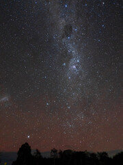starry night sky, Milky way Christchurch, New Zealand