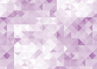 三角形のモザイク背景テクスチャ／紫