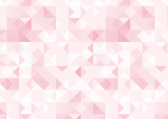 三角形のモザイク背景テクスチャ／ピンク