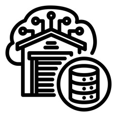 Data Warehousing Icon