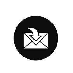 Message Icon. Email or News Illustrations - Vector, Sign and Symbol. black line icon