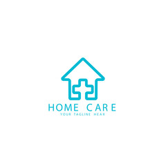 Simple modern Home Care Logo designs modern for medical service and consulting.