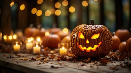 halloween pumpkin lantern