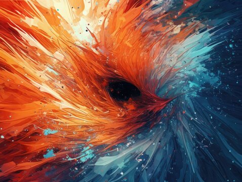Abstract creative colorful fractal background