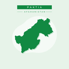 Vector illustration vector of Paktia map Afghanistan