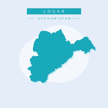 Vector illustration vector of Logar map Afghanistan