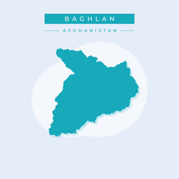 Vector illustration vector of Baghlan map Afghanistan
