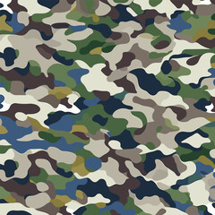 Fototapeta premium military camouflage seamless pattern