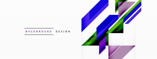 Visually striking background design featuring dynamic geometric lines and arrows. This captivating composition combines movement and precision, creating an engaging and visually appealing graphic