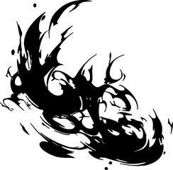 power blast comic action effect drawing lines generated with AI