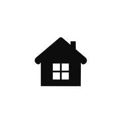 Home icon vector. House, real estate icon symbol
