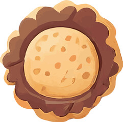 Delicious Dessert Delight, Cookie, Biscuit, Gingerbread and Cream