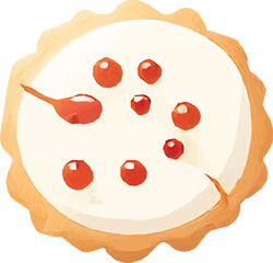 Delicious Dessert Delight, Cookie, Biscuit, Gingerbread and Cream