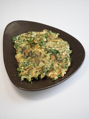 한국의 전통음식 봄 나물 부침개