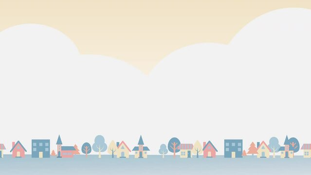 街並みの風景　
20秒ループ 