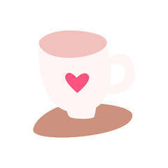 cup of coffee with heart