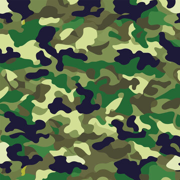 military seamless pattern