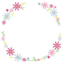 コスモスのフレーム