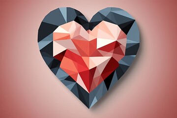 Diverse and Unique Minimalistic Sleek and Defined Heart Design Graphic
