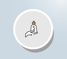 investors protection fund icon vector design