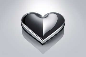 Diverse and Unique Minimalistic Sleek and Defined Heart Design Graphic