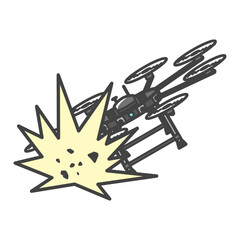 衝突、航空事故を起こした大型の物流・産業用カーゴドローン