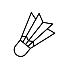 simple Shuttlecock icon