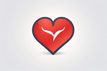 Diverse and Unique Minimalistic Sleek and Defined Heart Design Graphic
