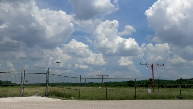 Tilt Following Plane Passing Overhead