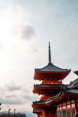 April 2019. Osaka, Japan. Cultural heritage Japanese architecture