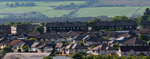 Invergordon, Scotland, UK. 3 June 2023. Town of Invergordon in the Higlands and residents housing within Port of Cromarty  Firth