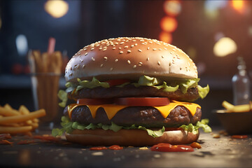 burger fast food elemental unreal engine
