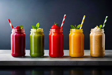 Obraz premium juice in a glass