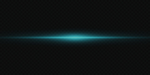 Line of light. Magic glow, particles of light, sparks. Luminous line. On a transparent background.