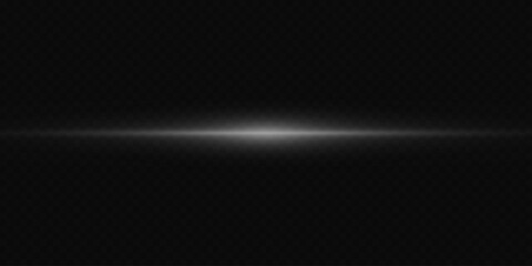 Line of light. Magic glow, particles of light, sparks. Luminous line. On a transparent background.