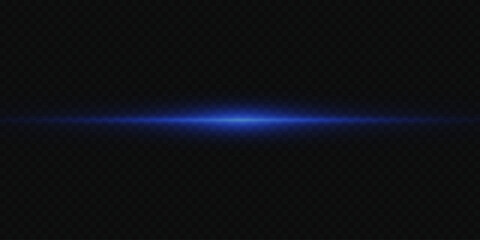 Abstract laser beam. Transparent light isolated on transparent background. Vector illustration.