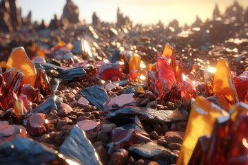 Enchanting Magic Realism 3D Render Background