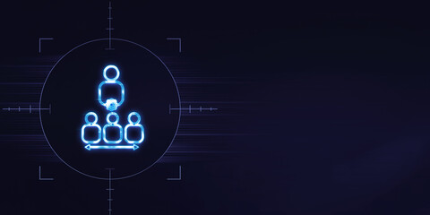 EPF - Employees' Provident Fund icon neon sign